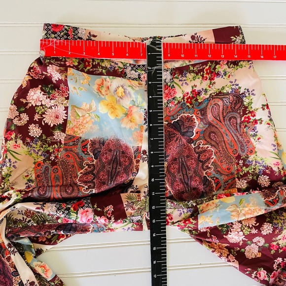 Boston Proper Size S Patchwork Palazzo High Waisted pants - Picture 11 of 13